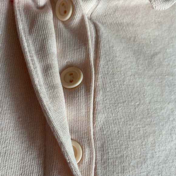 AE Cropped Polo Shirt in Peach - Picture 6 of 7